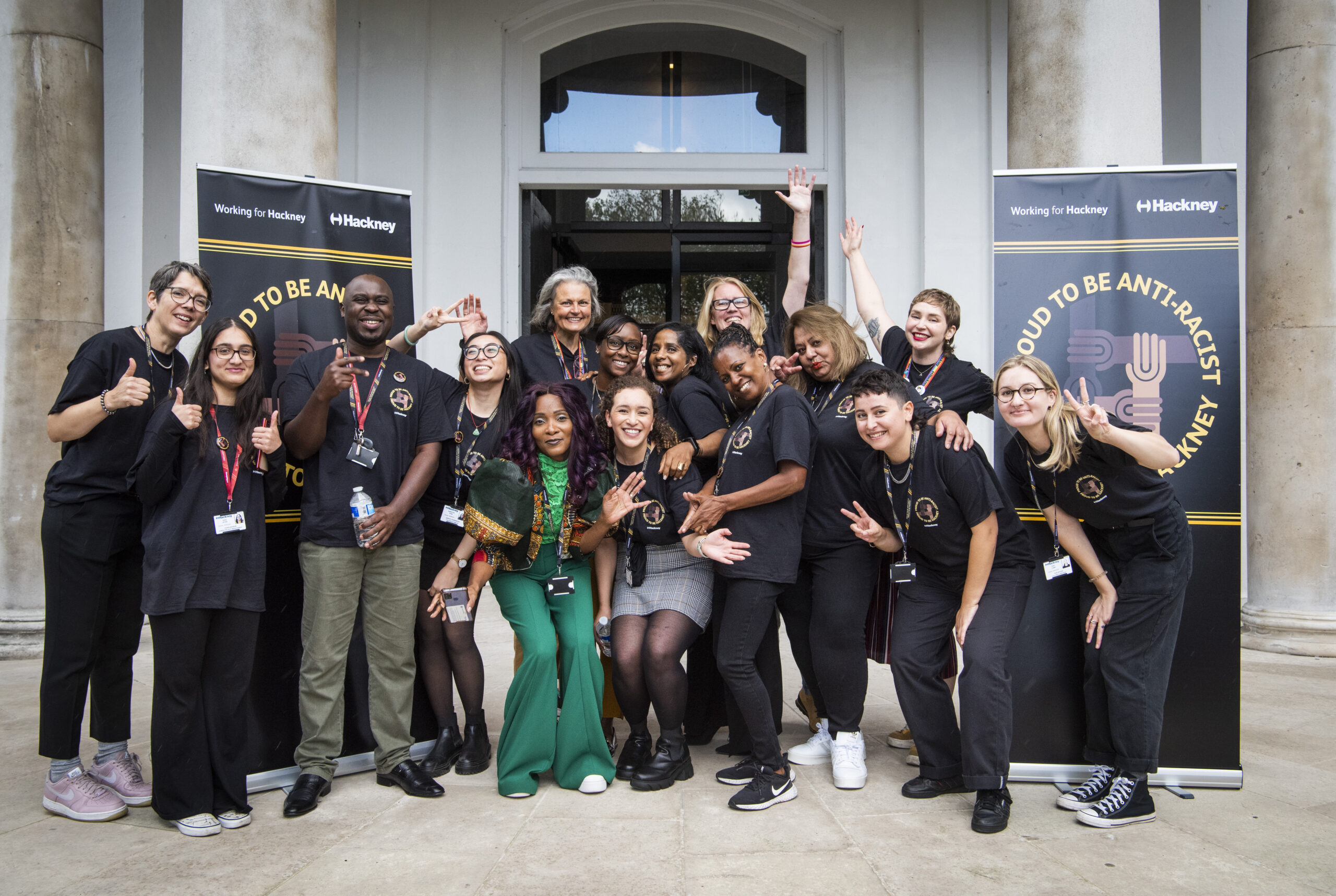 Hackney Council staff at the Anti-Racist Summit in October 2023